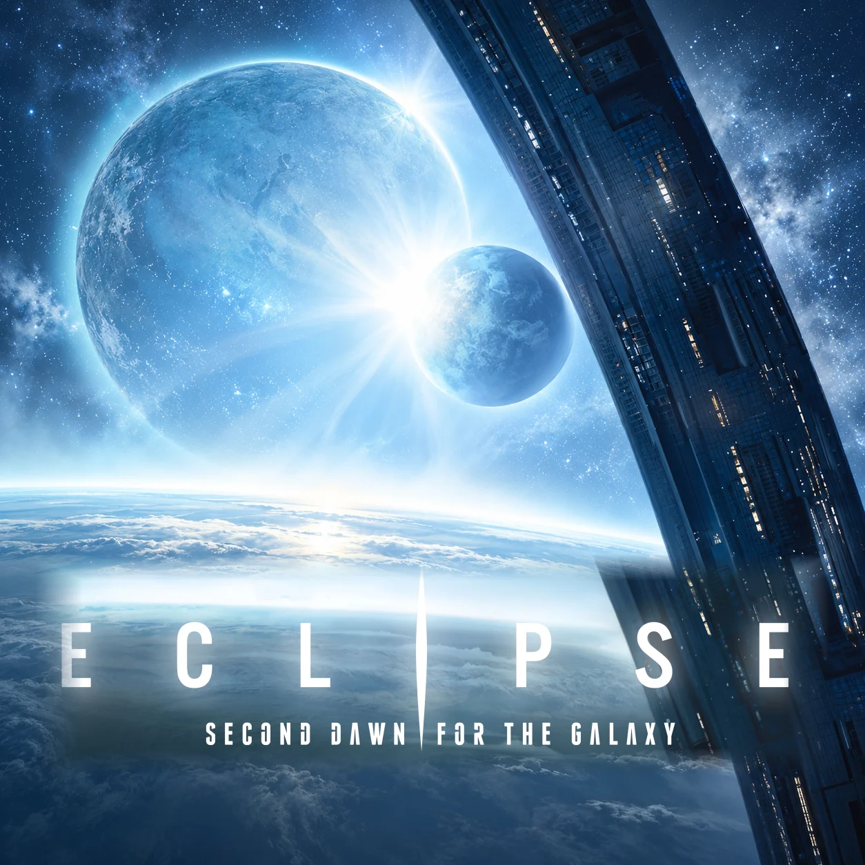 Eclipse: Second Dawn for the Galaxy 영문 원제 포함 게임 콘셉트 표지