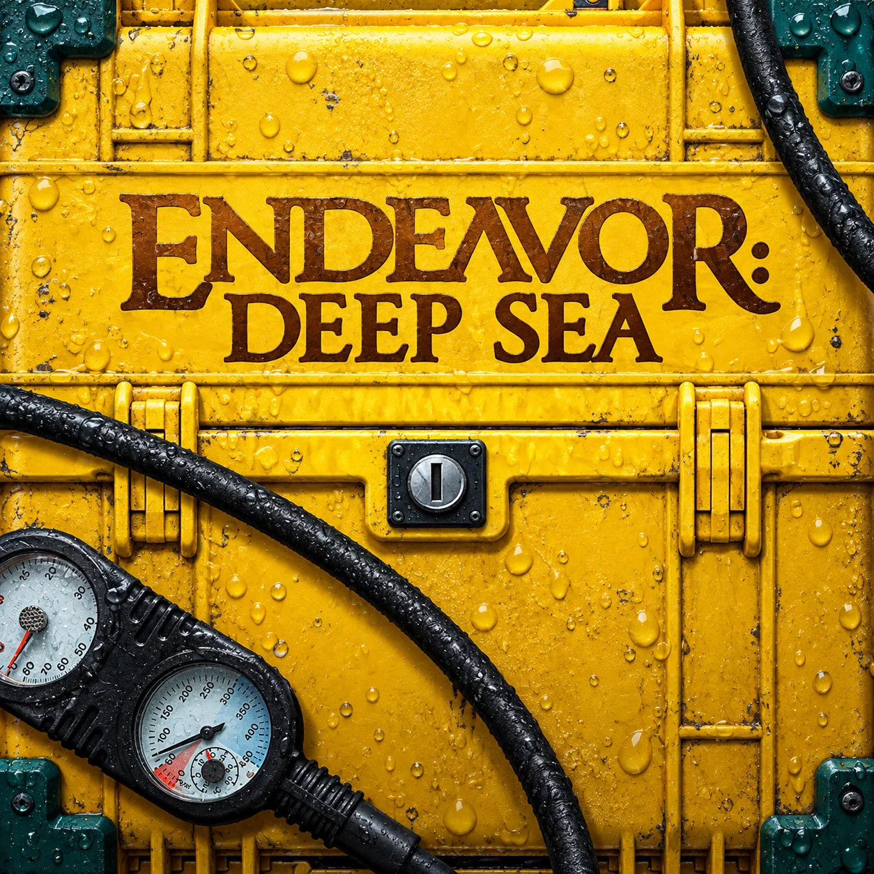 Endeavor: Deep Sea 영문 원제 포함 게임 콘셉트 표지