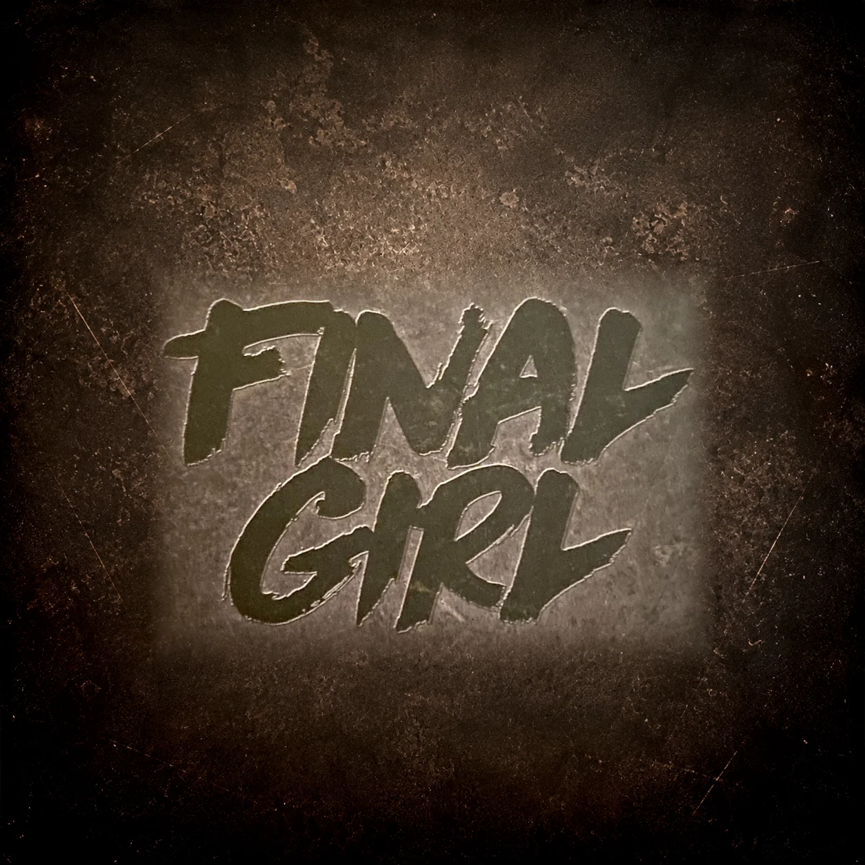 Final Girl 영문 원제 포함 게임 콘셉트 표지