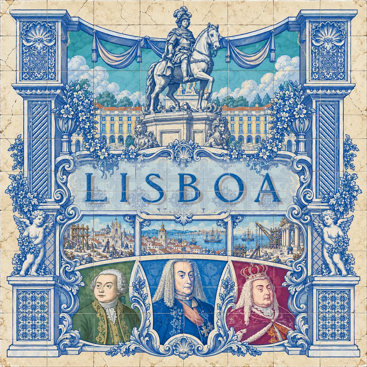 Lisboa 영문 원제 포함 게임 콘셉트 표지