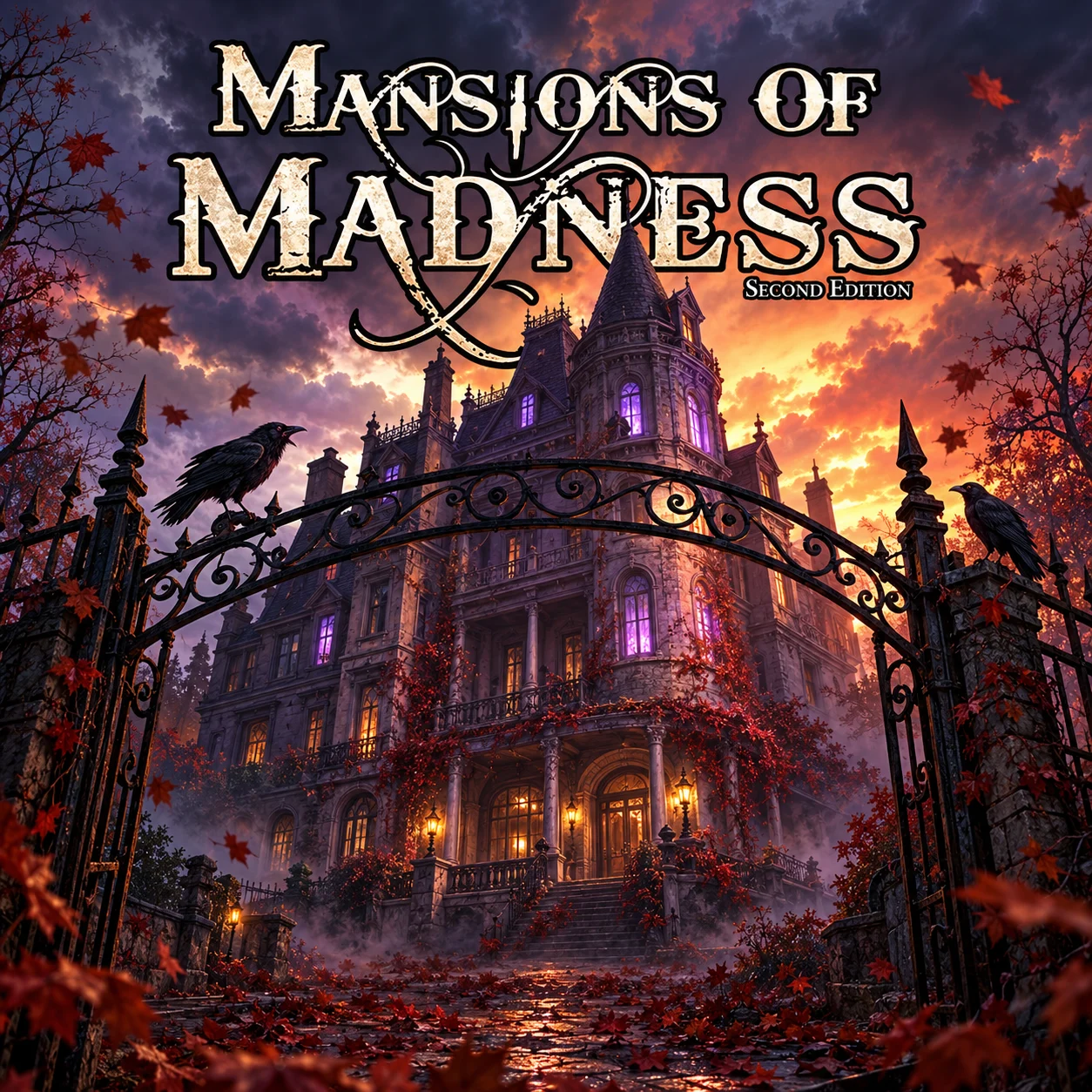 Mansions of Madness: Second Edition 영문 원제 포함 게임 콘셉트 표지