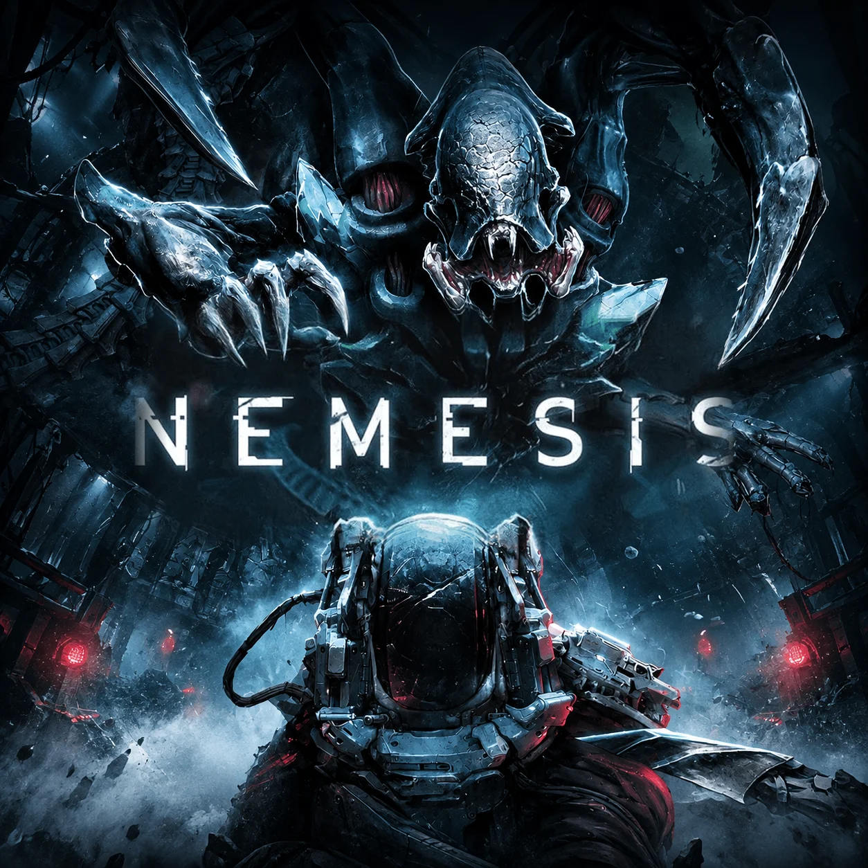 Nemesis 영문 원제 포함 게임 콘셉트 표지