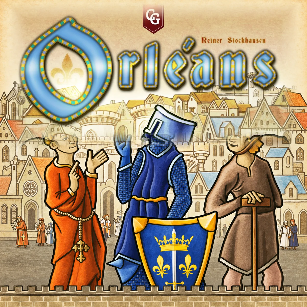 Orléans 영문 원제 포함 게임 콘셉트 표지