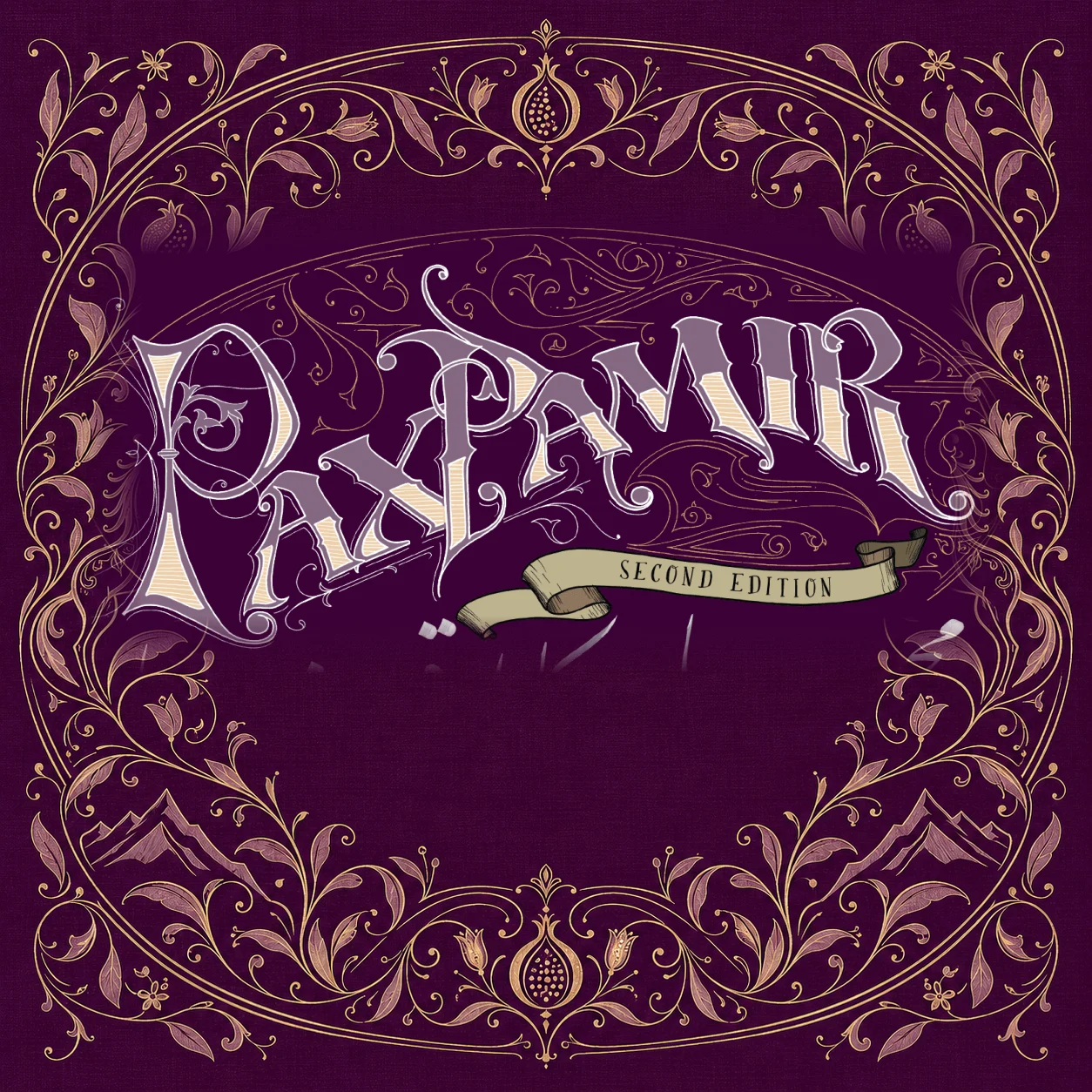 Pax Pamir: Second Edition 영문 원제 포함 게임 콘셉트 표지