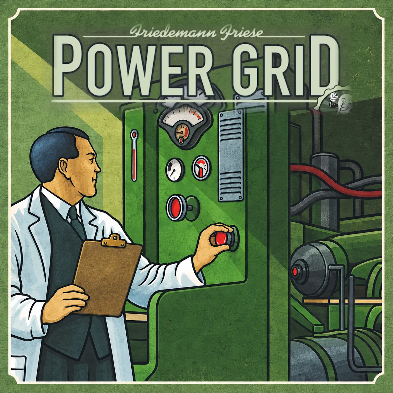 Power Grid 영문 원제 포함 게임 콘셉트 표지