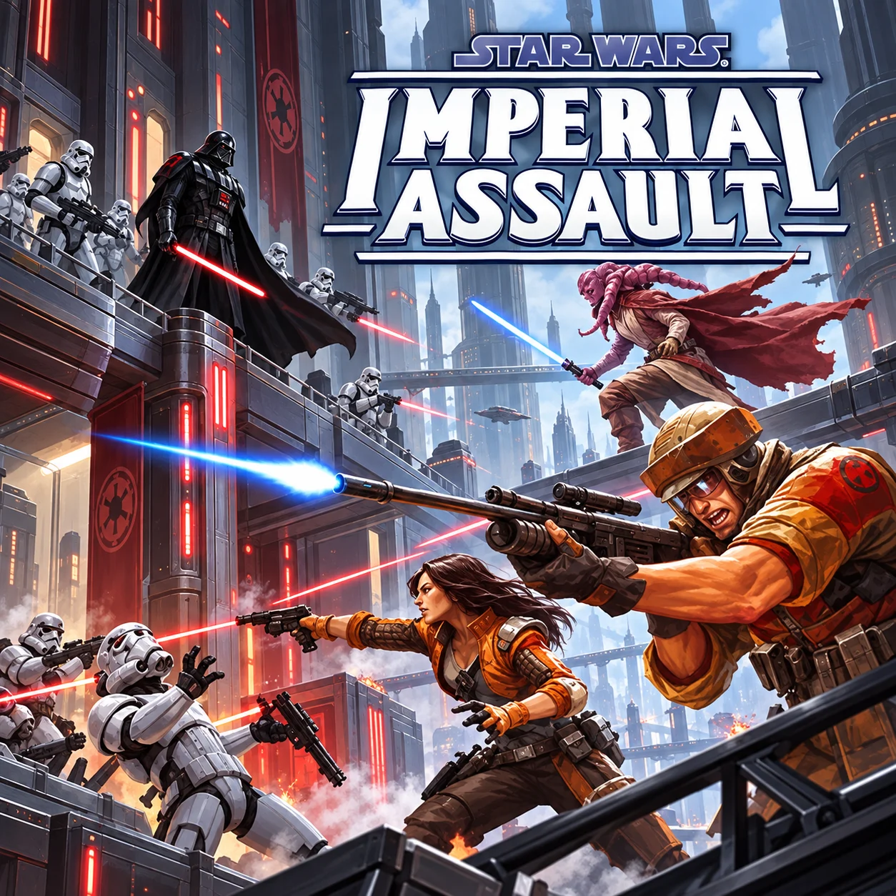 Star Wars: Imperial Assault 영문 원제 포함 게임 콘셉트 표지