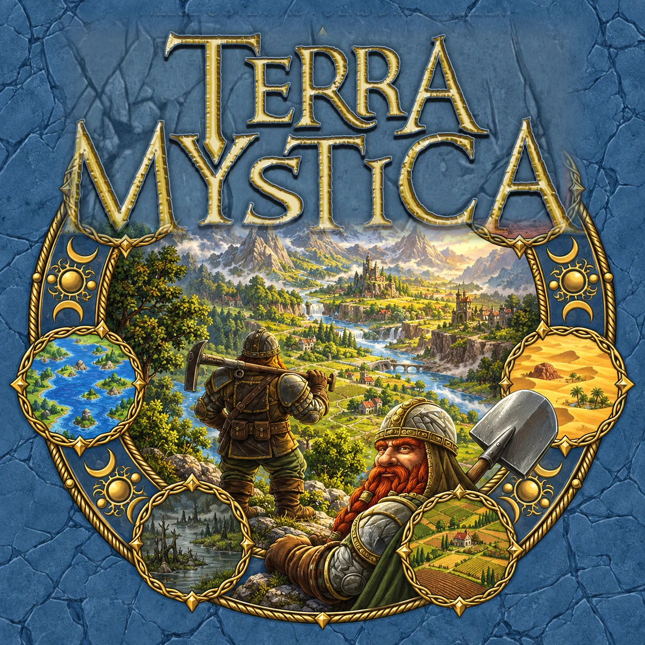 Terra Mystica 영문 원제 포함 게임 콘셉트 표지