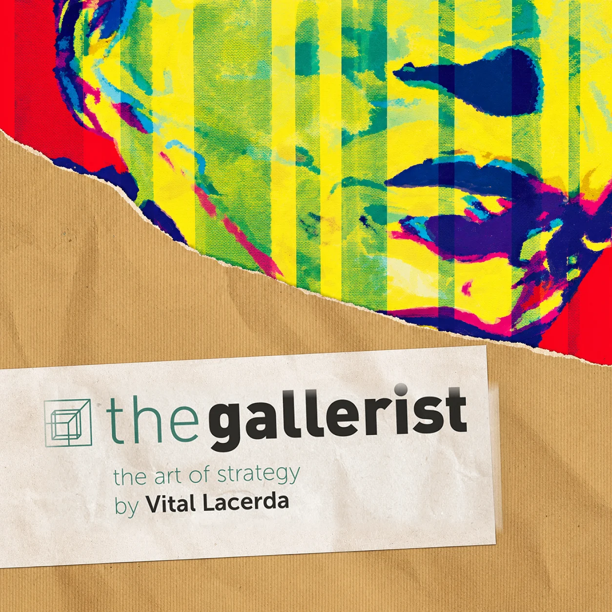 The Gallerist 영문 원제 포함 게임 콘셉트 표지