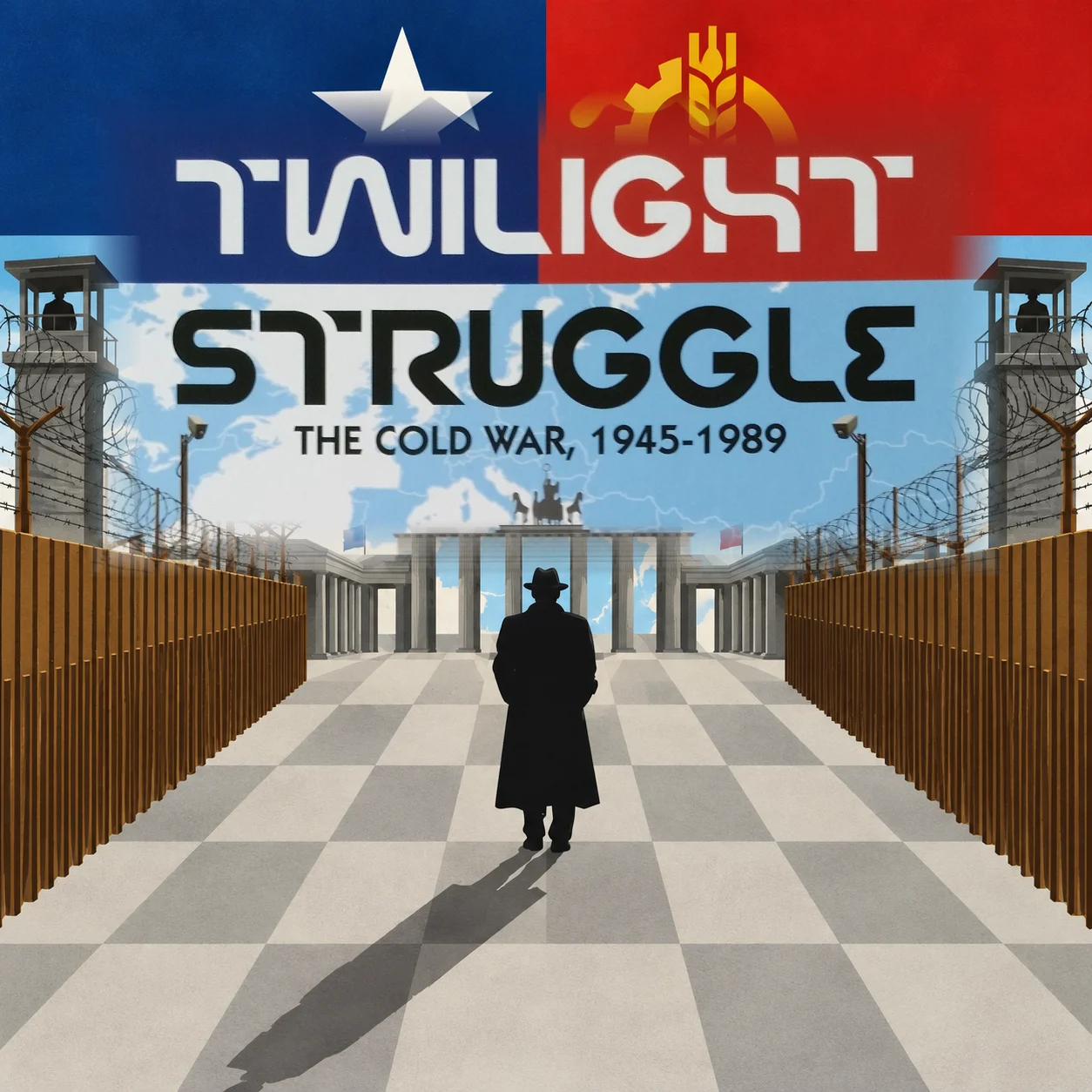 Twilight Struggle 영문 원제 포함 게임 콘셉트 표지