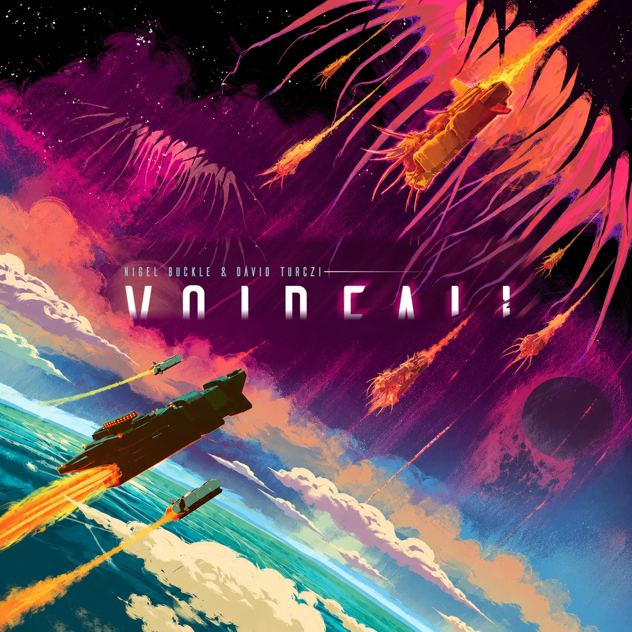 Voidfall 영문 원제 포함 게임 콘셉트 표지