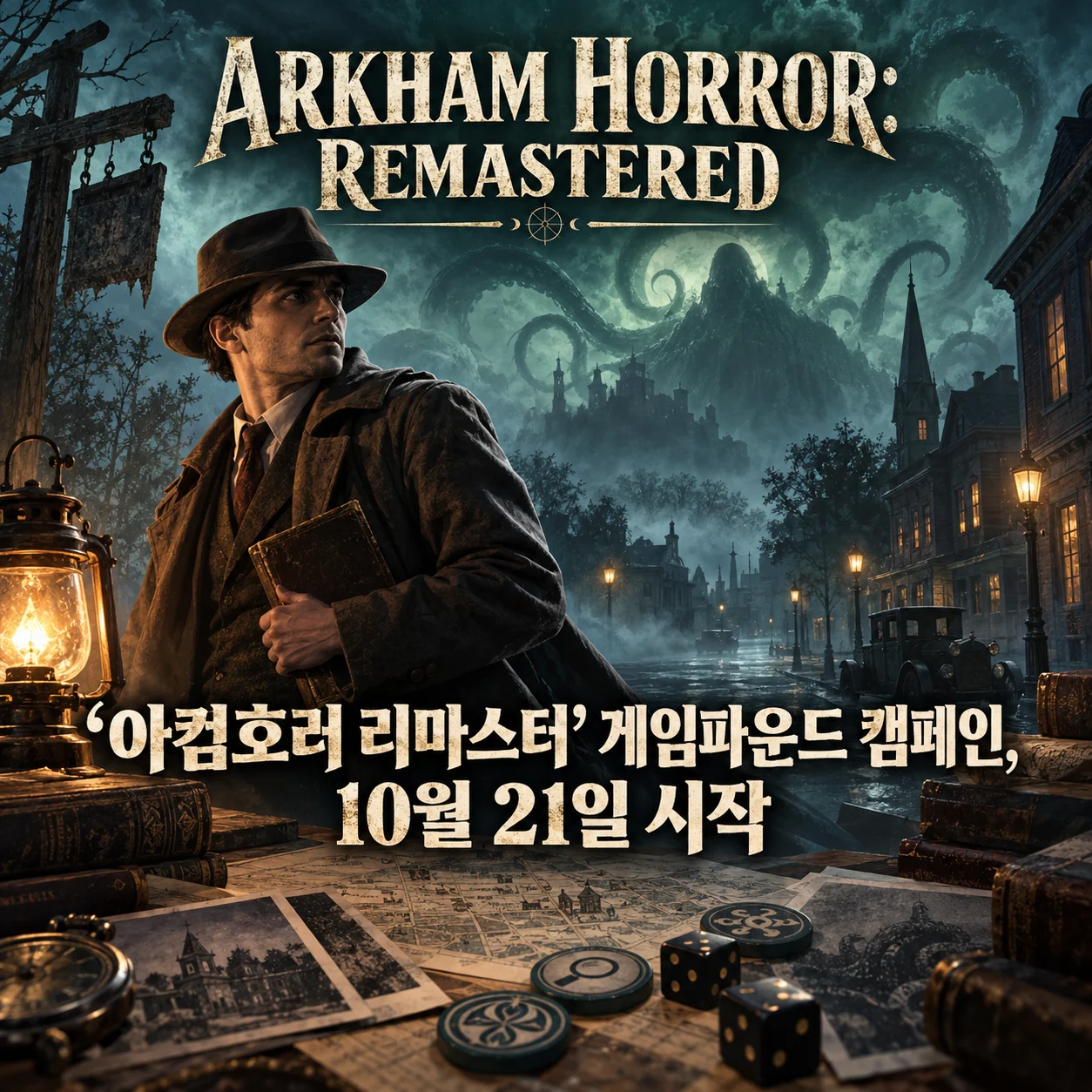 ‘아컴호러 리마스터’ 게임파운드 캠페인, 10월 21일 시작
