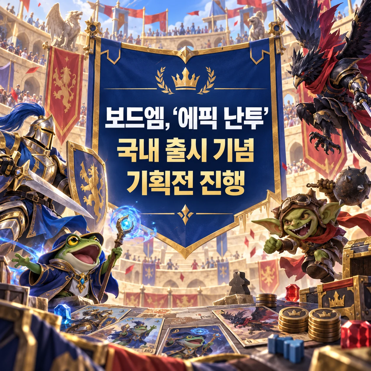 보드엠, ‘에픽 난투’ 국내 출시 기념 기획전 진행