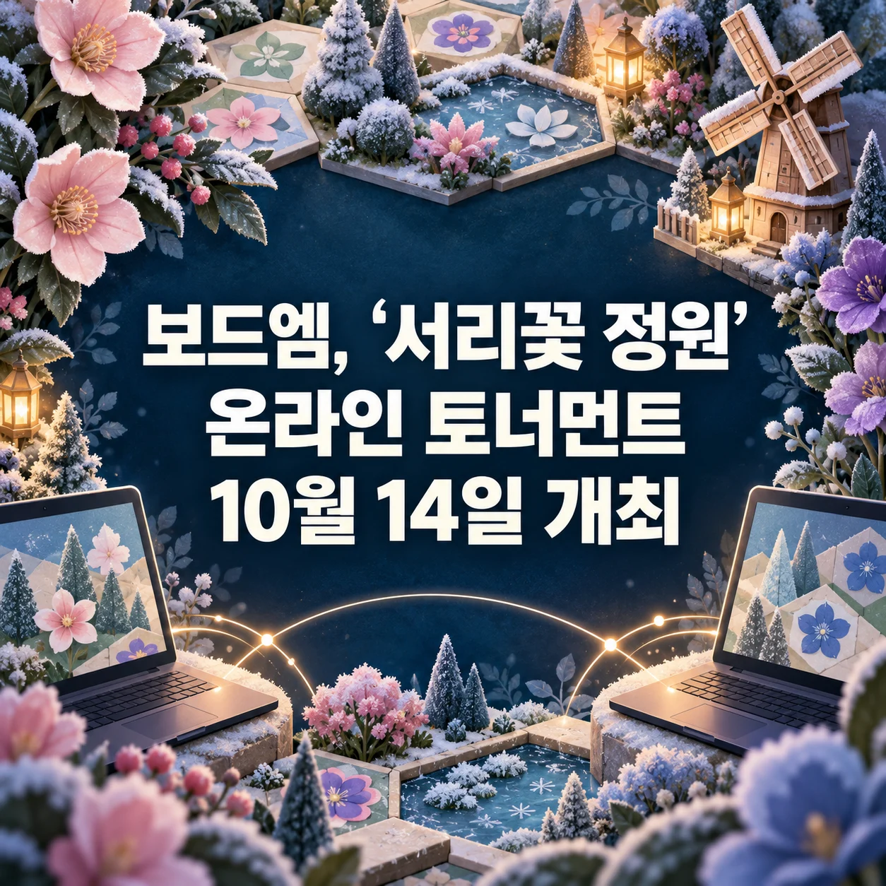 보드엠, ‘서리꽃 정원’ 온라인 토너먼트 10월 14일 개최