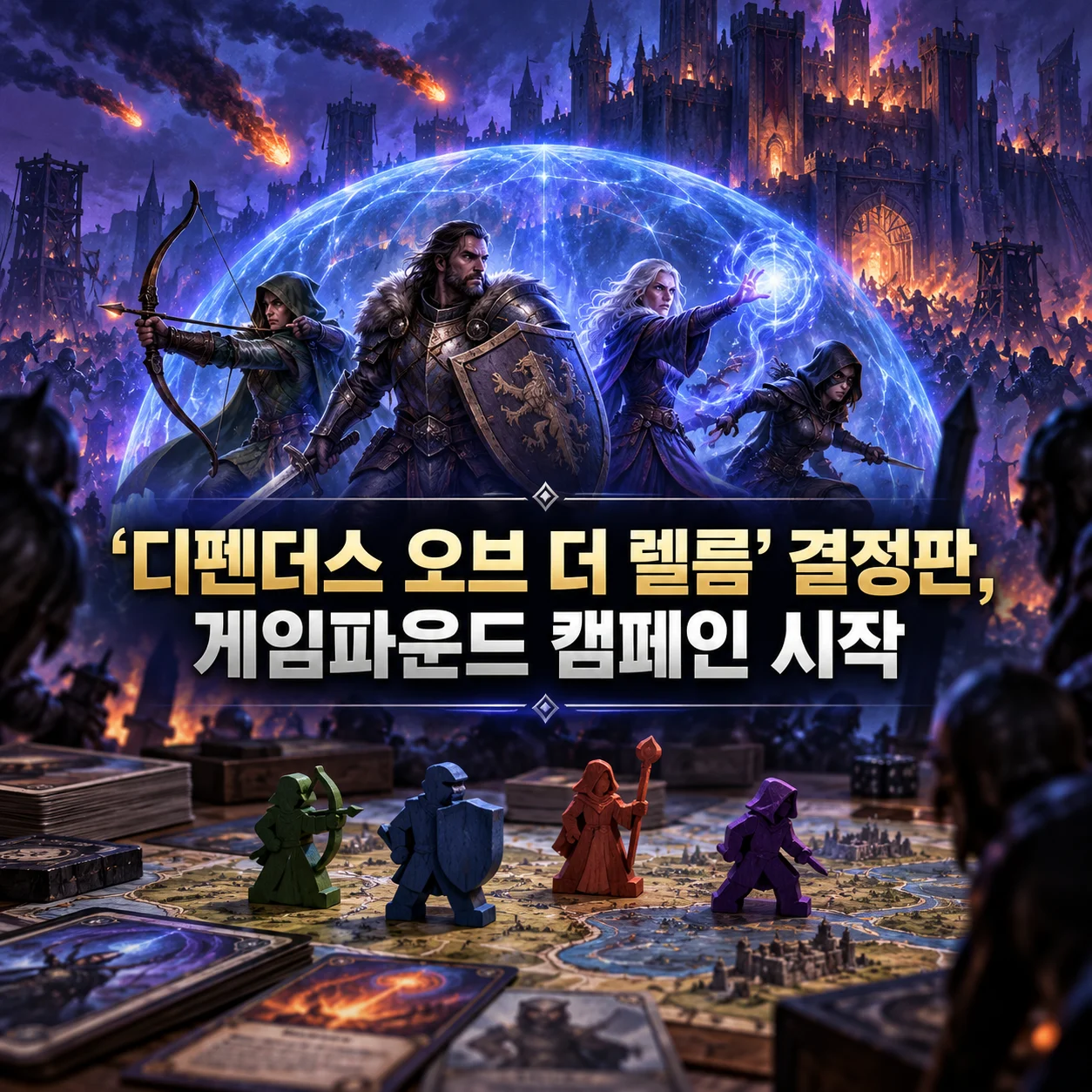 ‘디펜더스 오브 더 렐름’ 결정판, 게임파운드 캠페인 시작