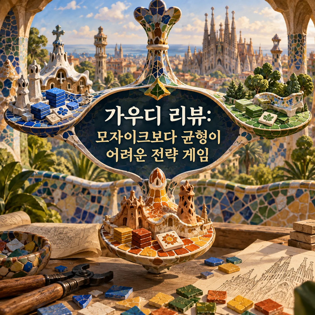 Gaudí 가우디 게임 컨셉 표지