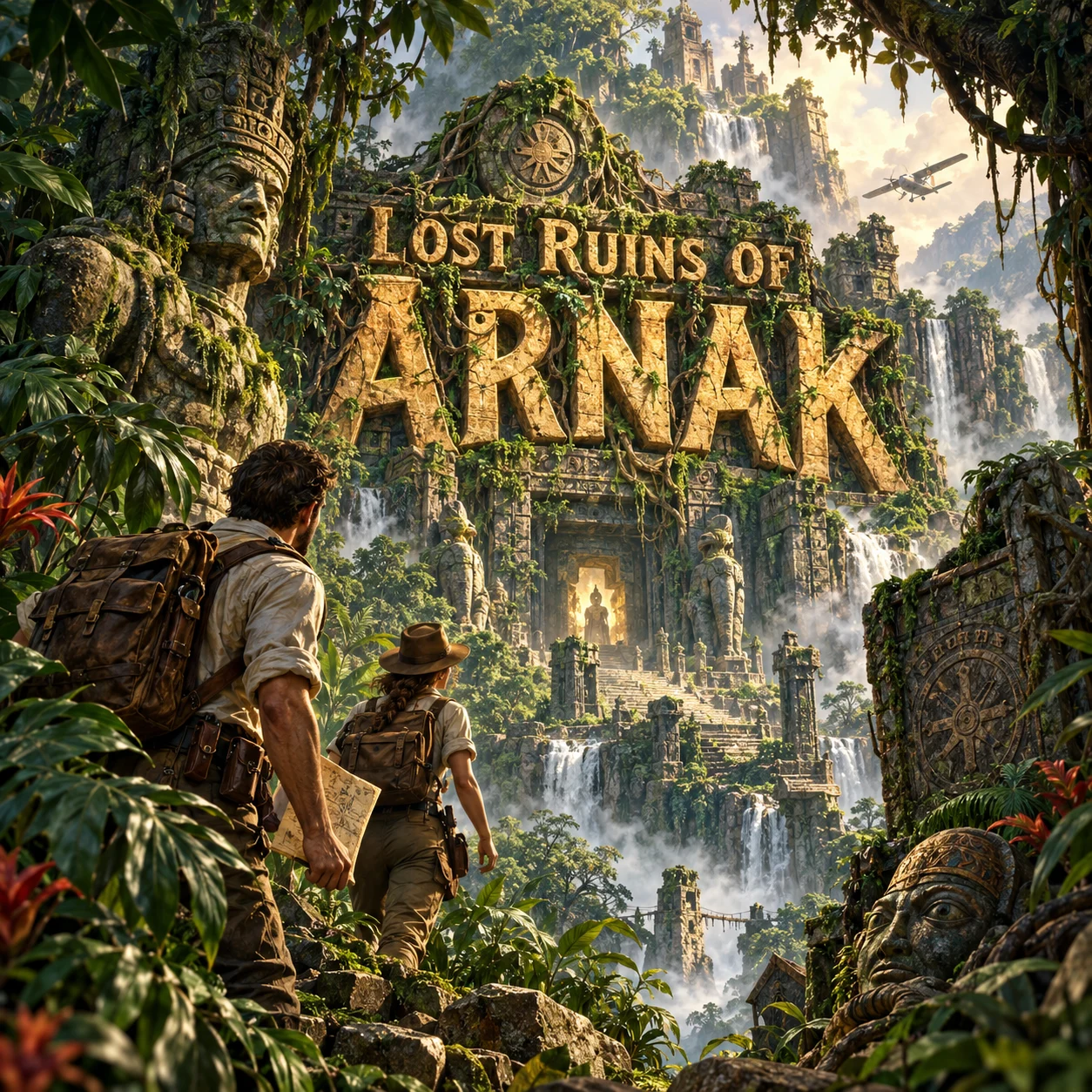 Lost Ruins of Arnak 영문 원제 포함 게임 콘셉트 표지