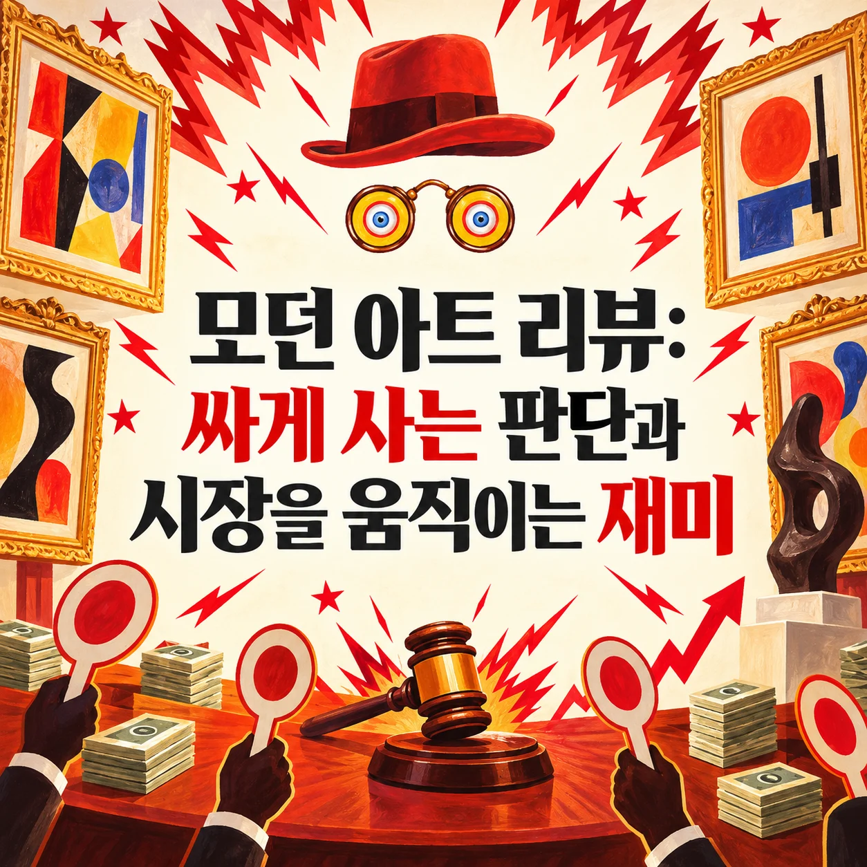 모던 아트 리뷰: 싸게 사는 판단과 시장을 움직이는 재미