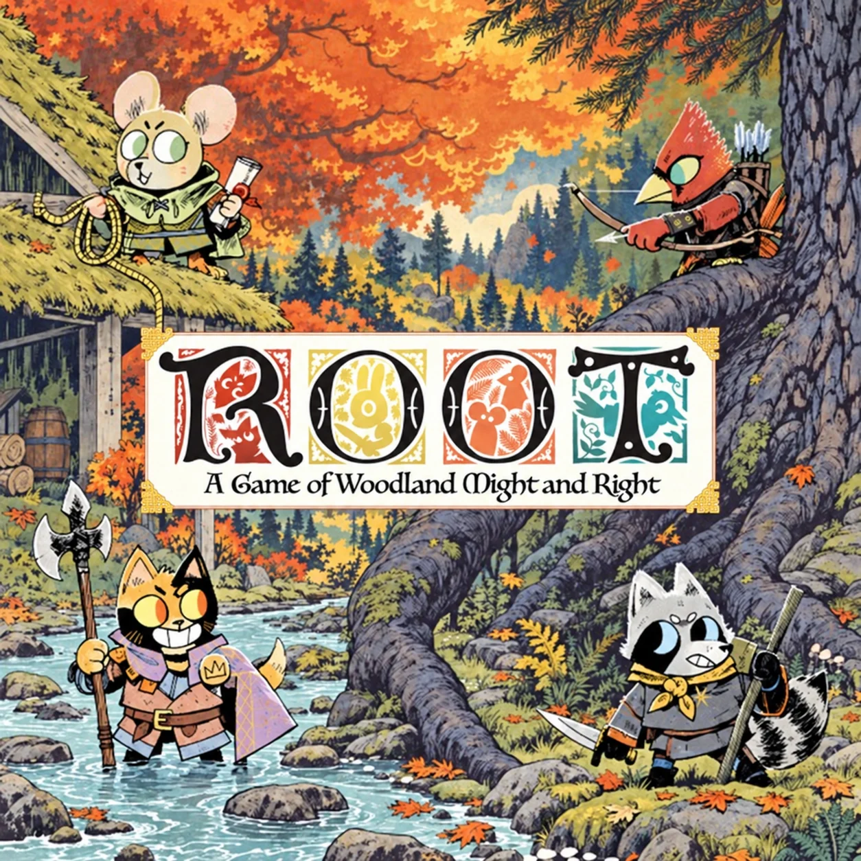 Root 영문 원제 포함 게임 콘셉트 표지