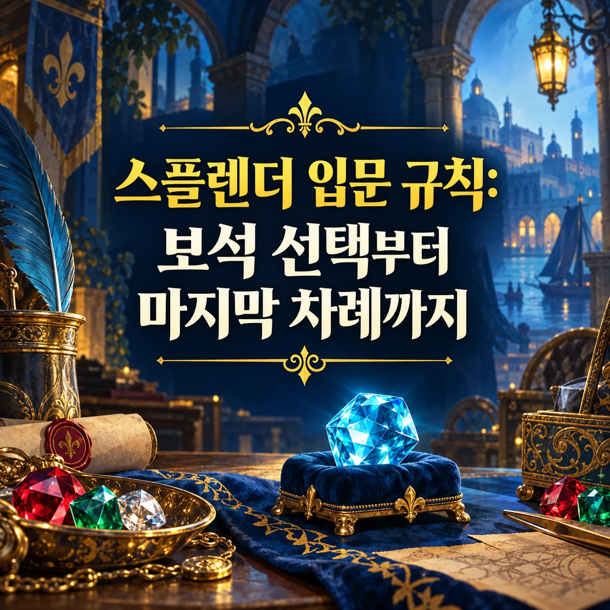 스플렌더 입문 규칙: 보석 선택부터 마지막 차례까지